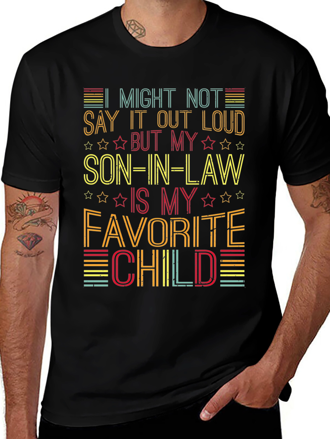 Son-in-Law Favorite Child Graphic T-Shirt