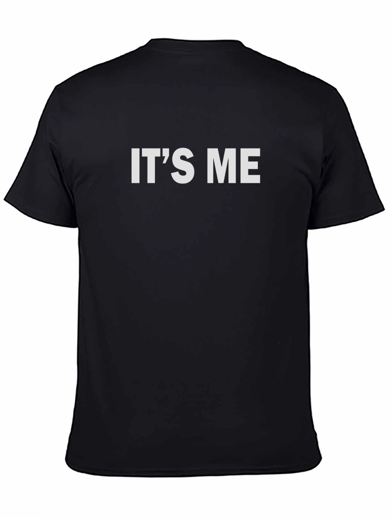 Its Me Graphic T-Shirt - Black Casual Tee