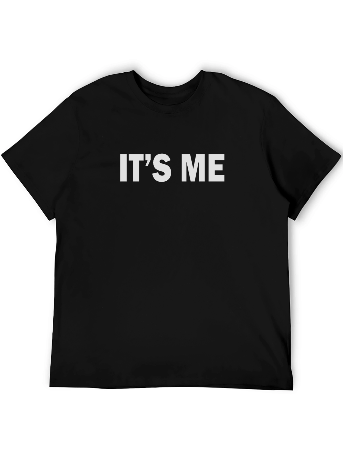 Its Me Graphic T-Shirt - Black Casual Tee