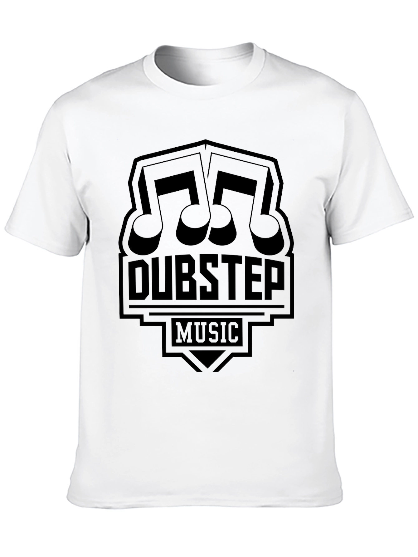 Dubstep Music Graphic Black T-Shirt