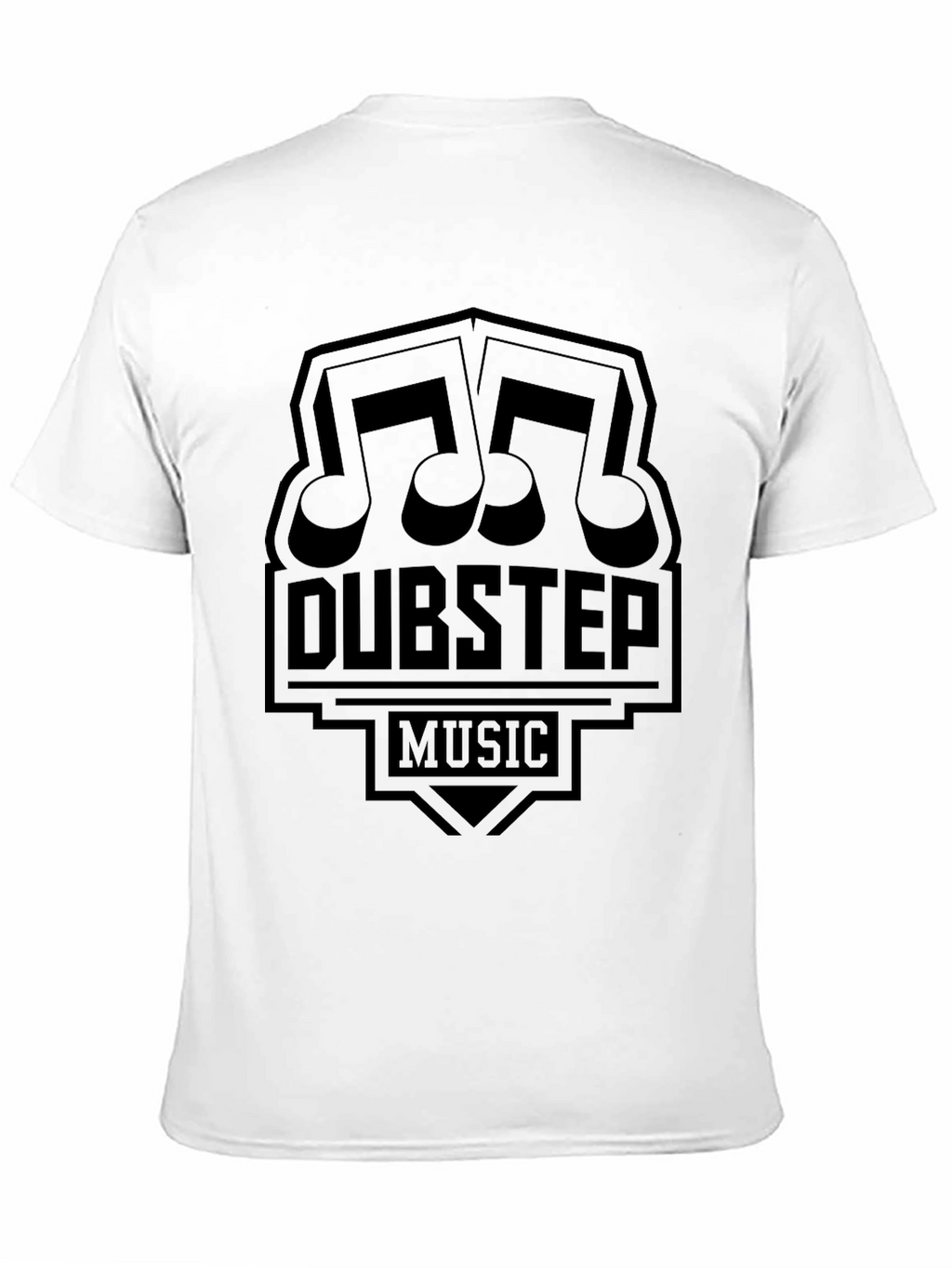 Dubstep Music Graphic Black T-Shirt