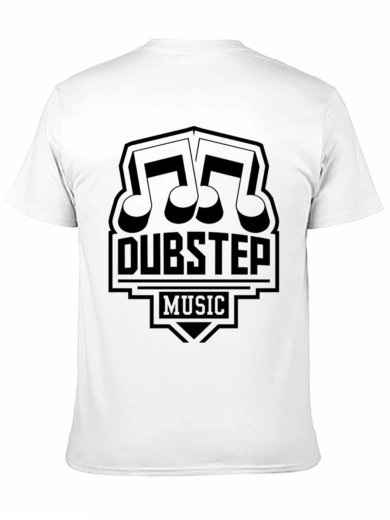 Dubstep Music Graphic Black T-Shirt