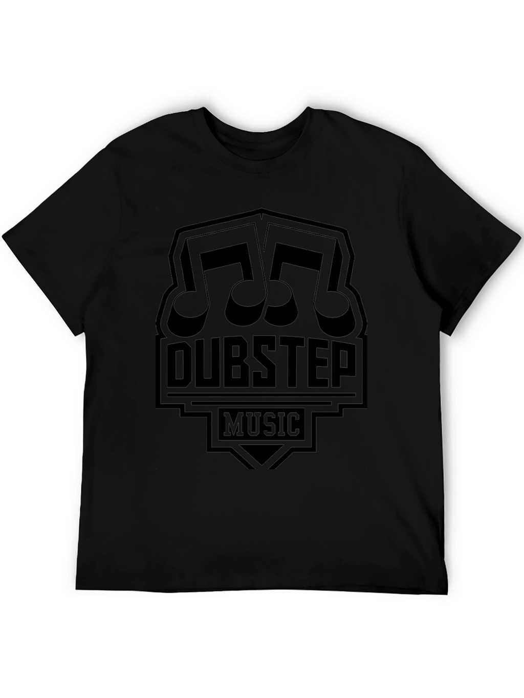 Dubstep Music Graphic Black T-Shirt