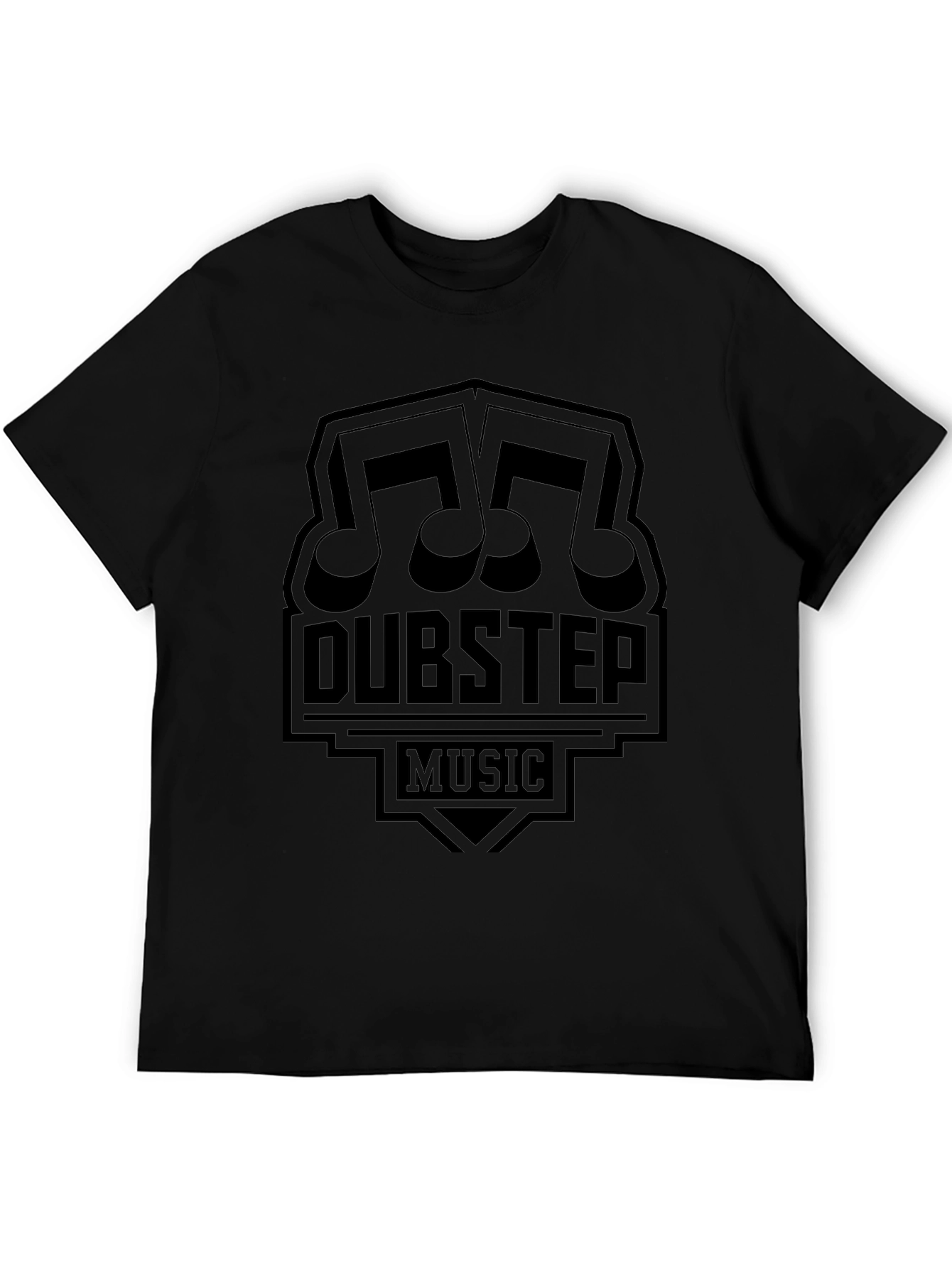Dubstep Music Graphic Black T-Shirt