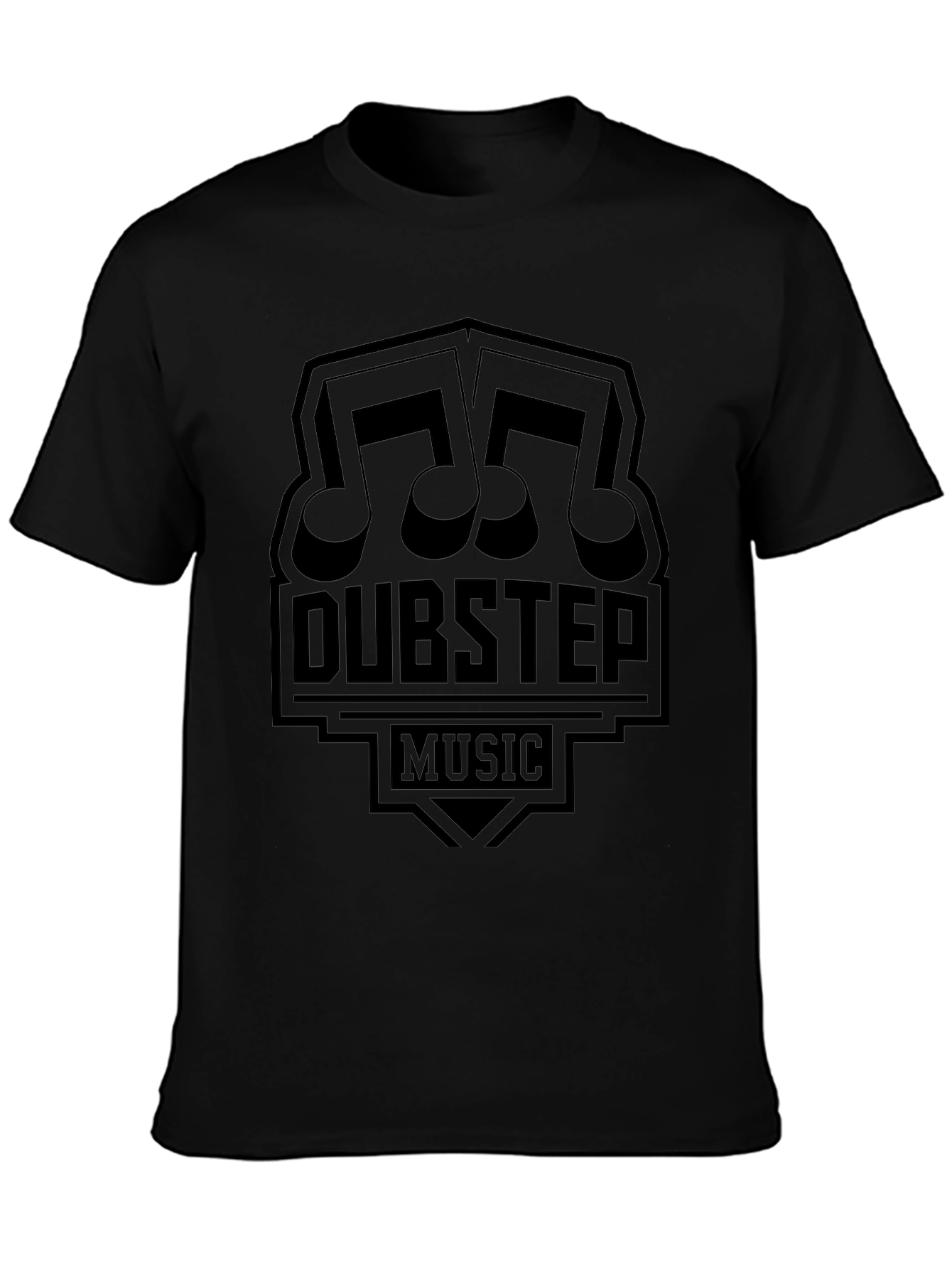 Dubstep Music Graphic Black T-Shirt
