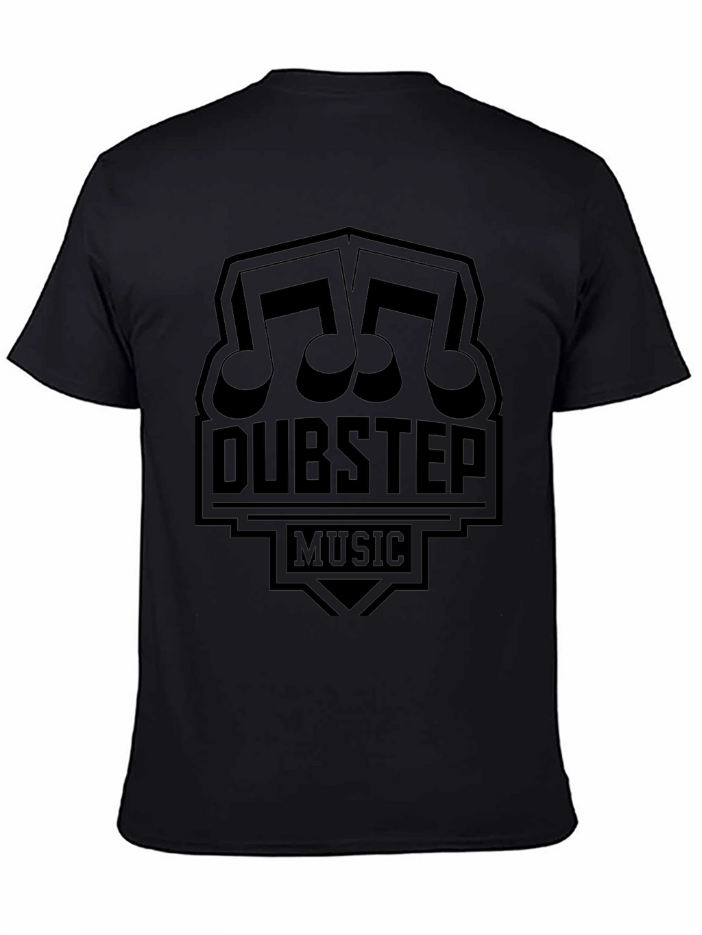 Dubstep Music Graphic Black T-Shirt