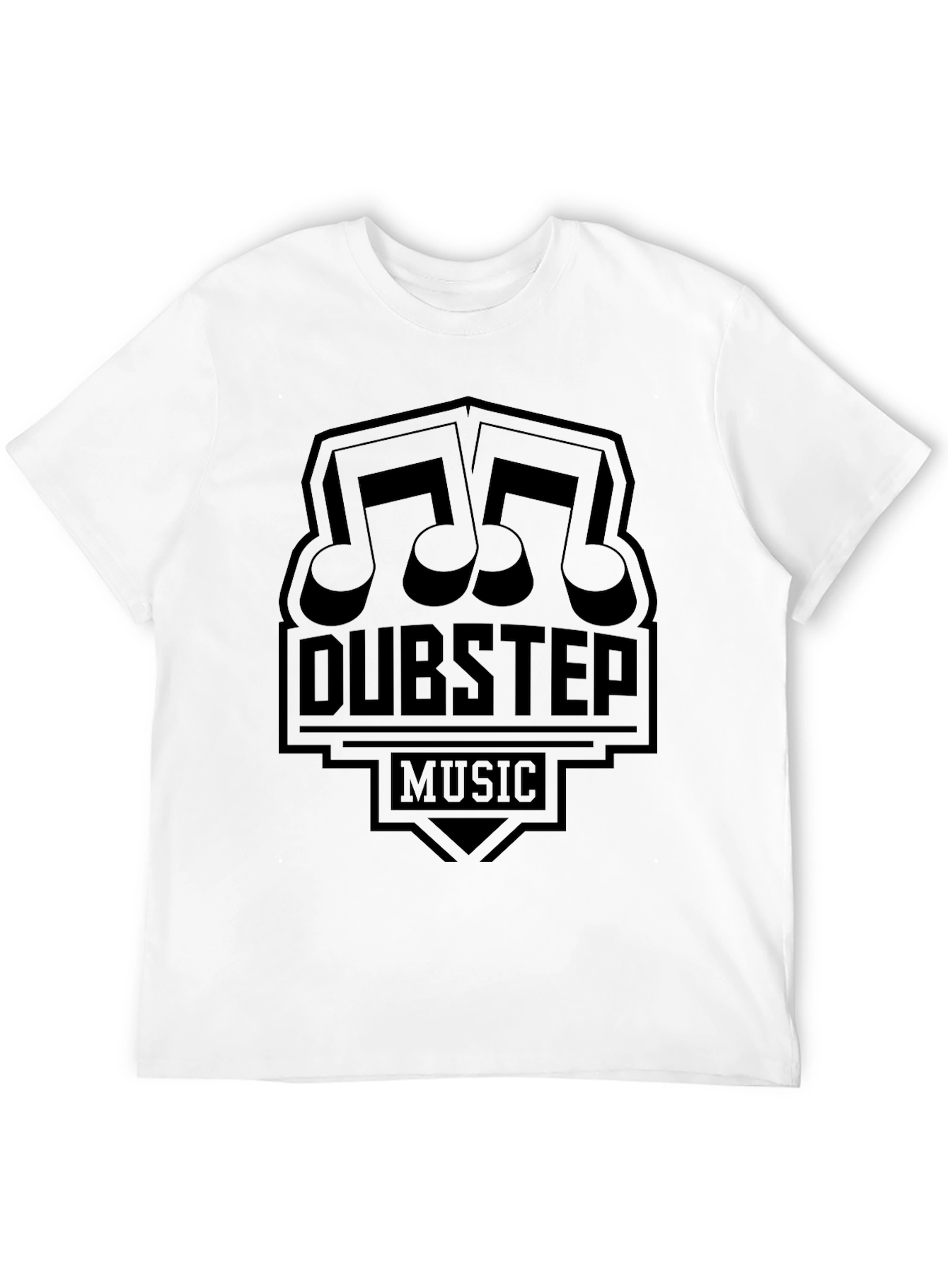 Dubstep Music Graphic Black T-Shirt