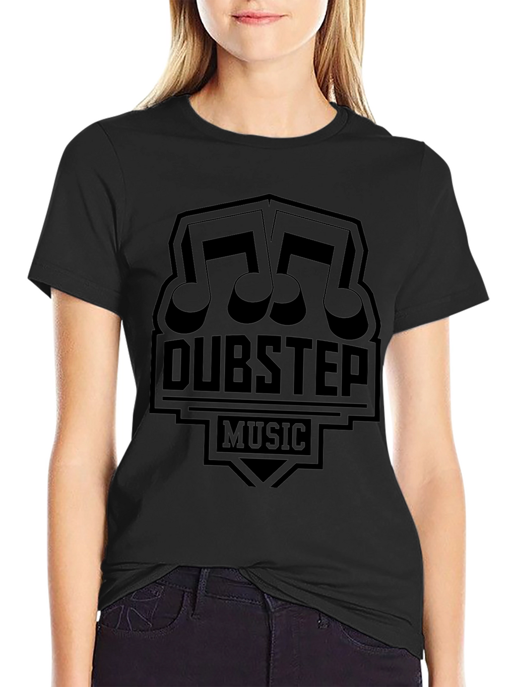 Dubstep Music Graphic Black T-Shirt