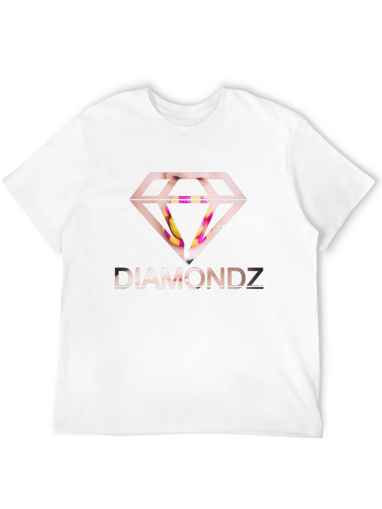 Diamondz Graphic Black T-Shirt