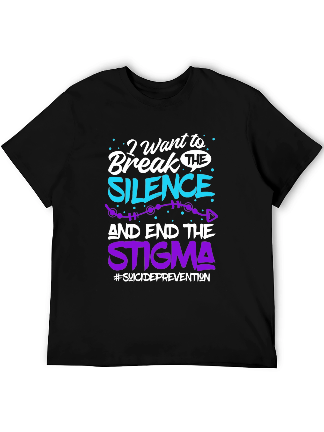 Break The Silence T-Shirt Suicide Prevention Awareness Tee
