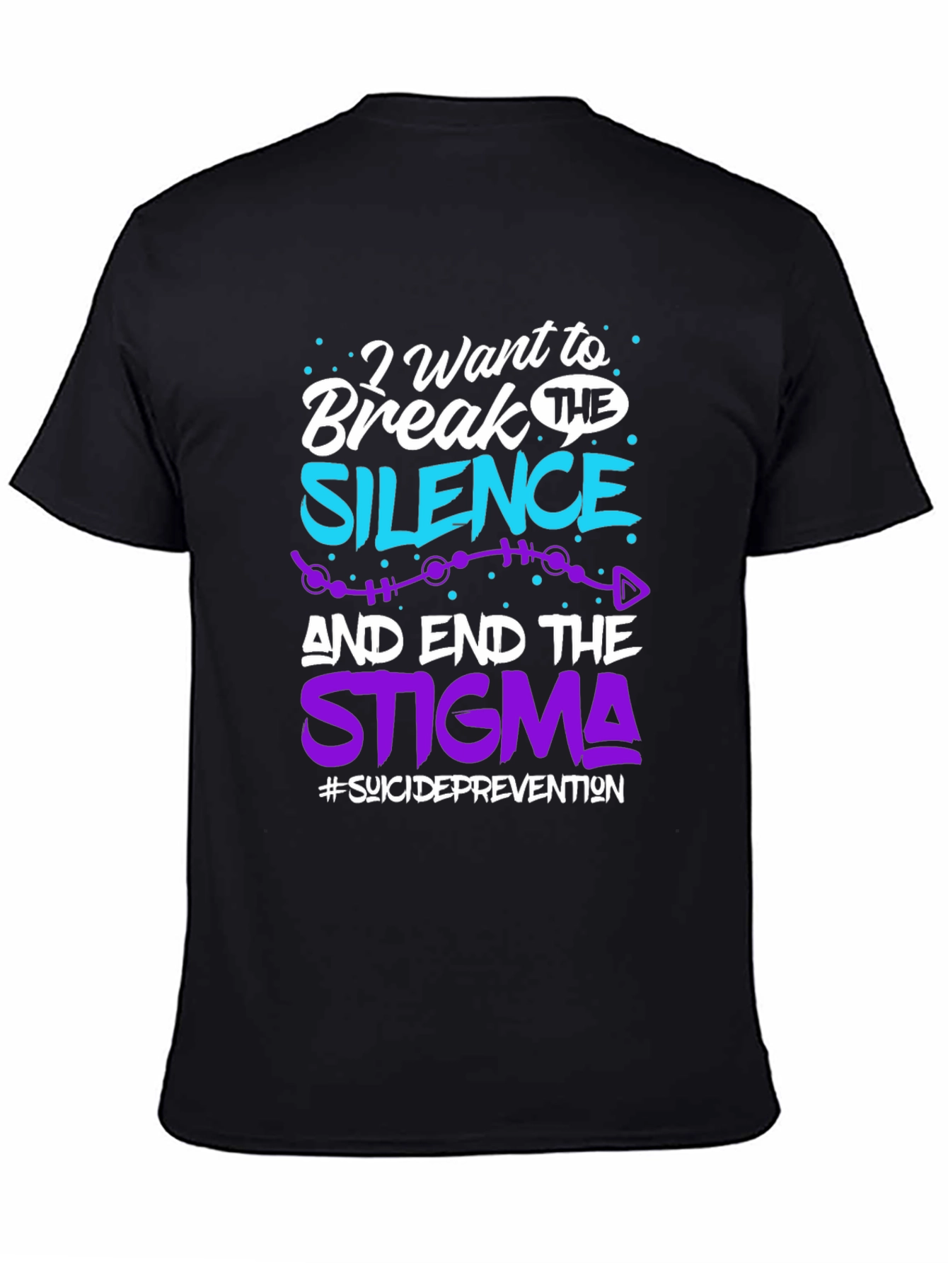 Break The Silence T-Shirt Suicide Prevention Awareness Tee