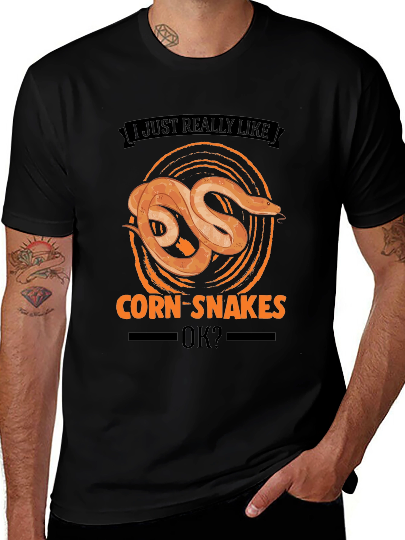 Corn Snake Lover T-Shirt: I Just Really Like Corn Snakes OK?