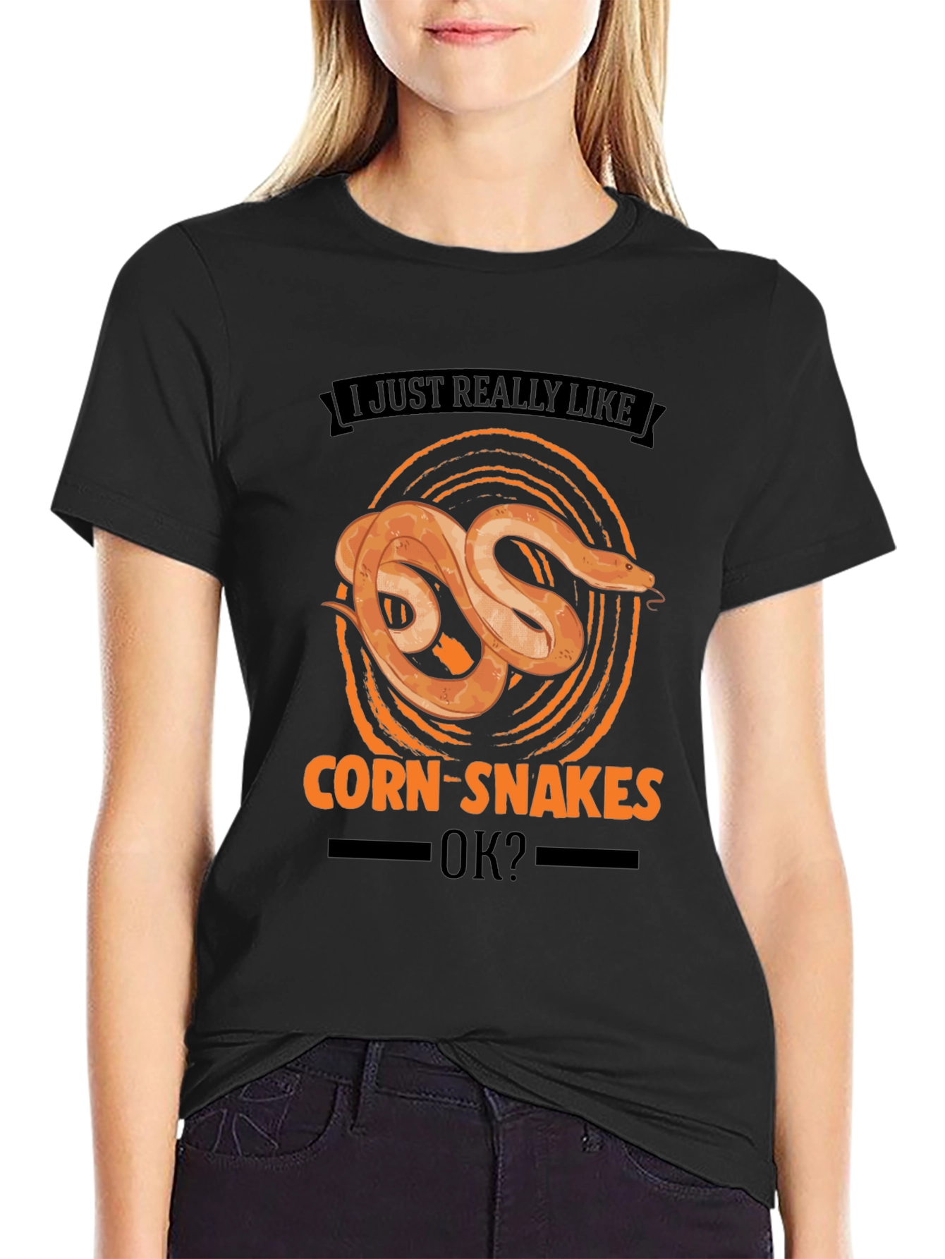 Corn Snake Lover T-Shirt: I Just Really Like Corn Snakes OK?