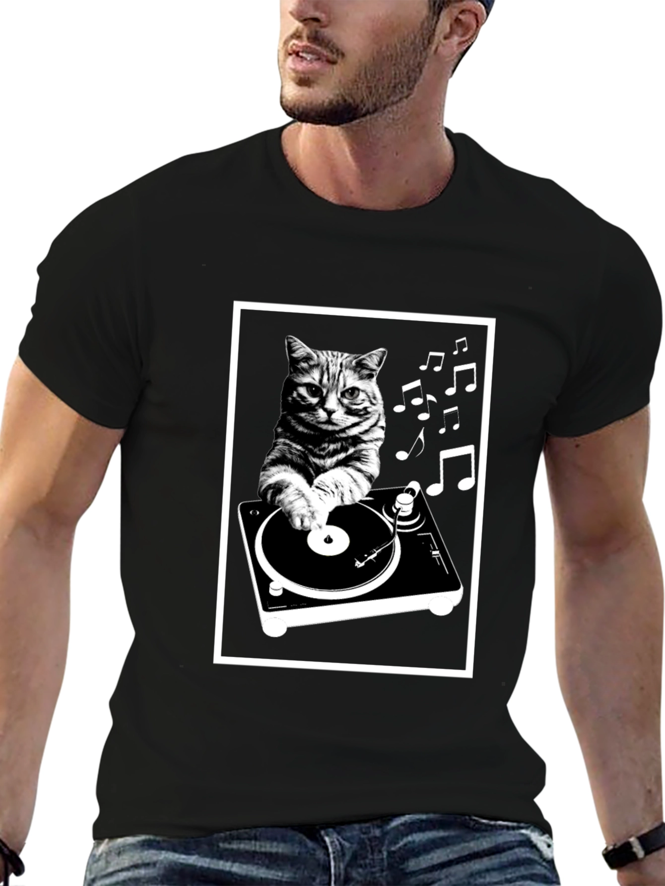 DJ Cat T-Shirt - Music Lovers Tee