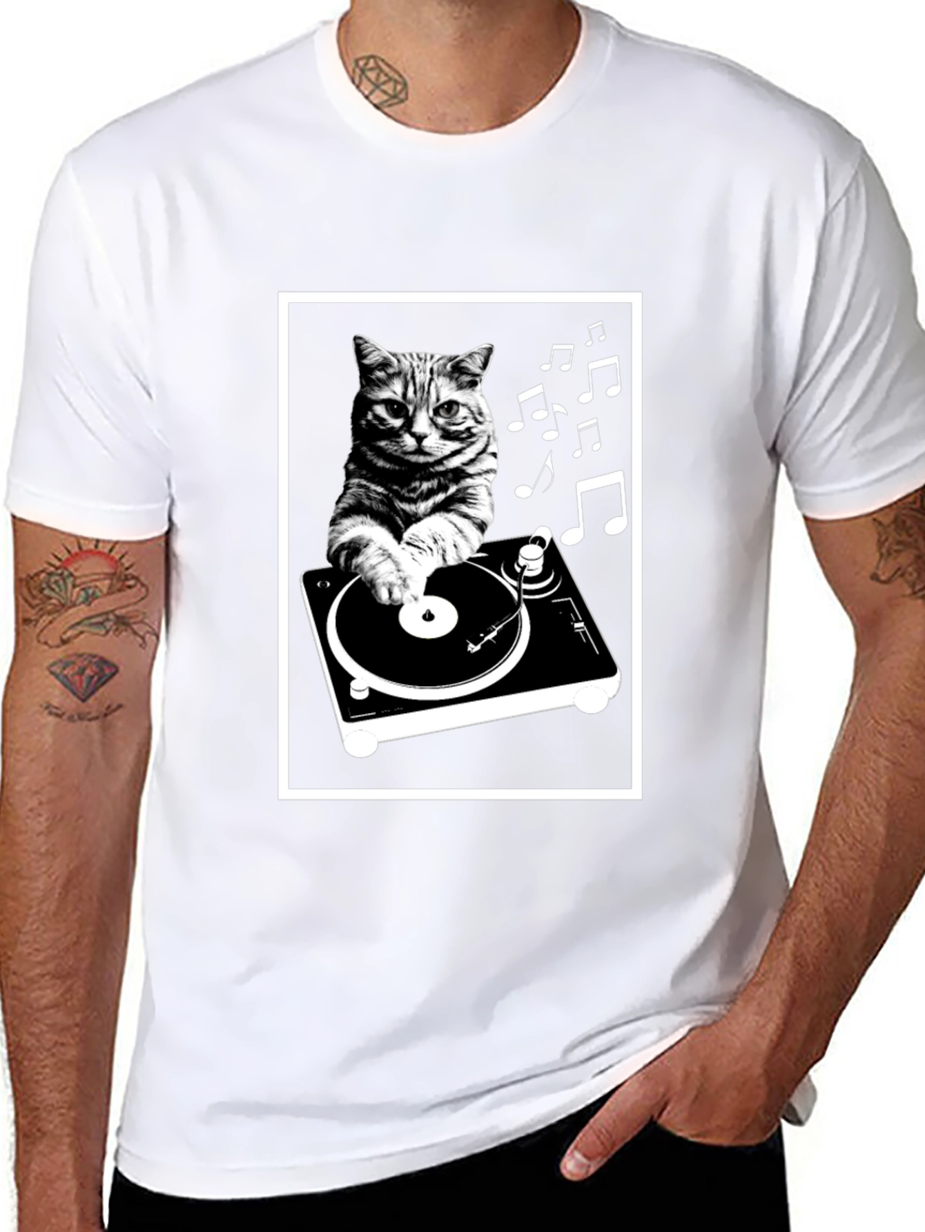 DJ Cat T-Shirt - Music Lovers Tee