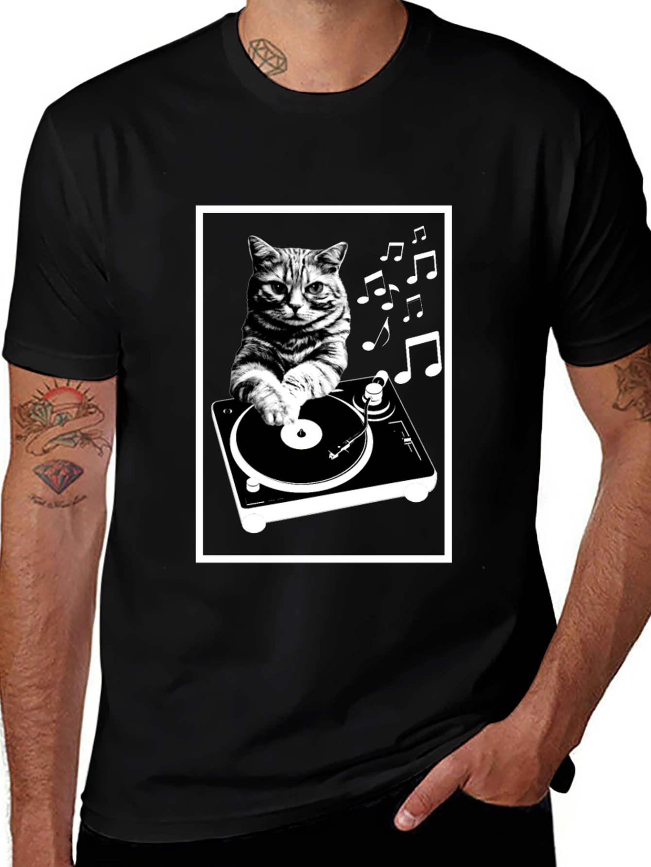 DJ Cat T-Shirt - Music Lovers Tee