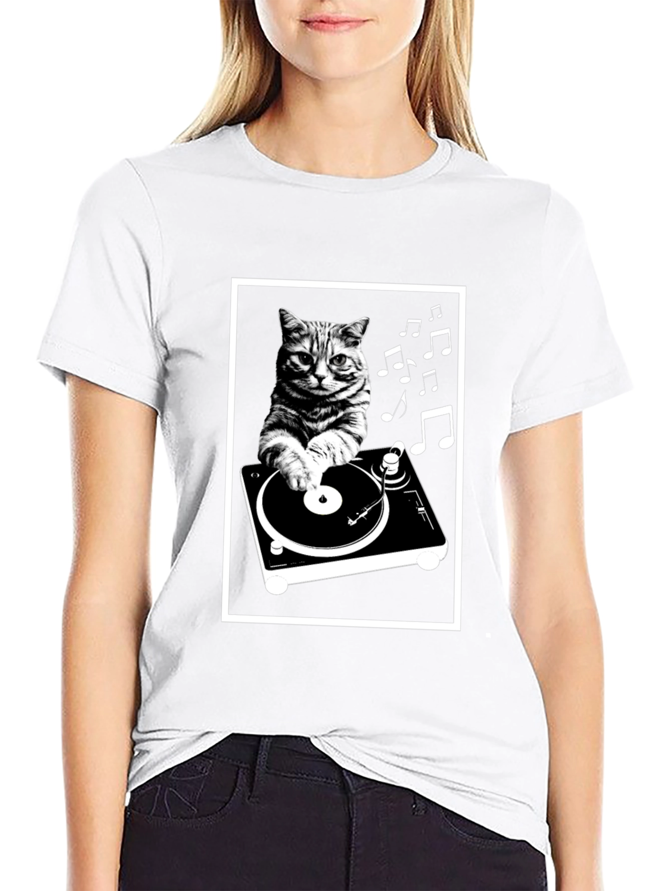 DJ Cat T-Shirt - Music Lovers Tee