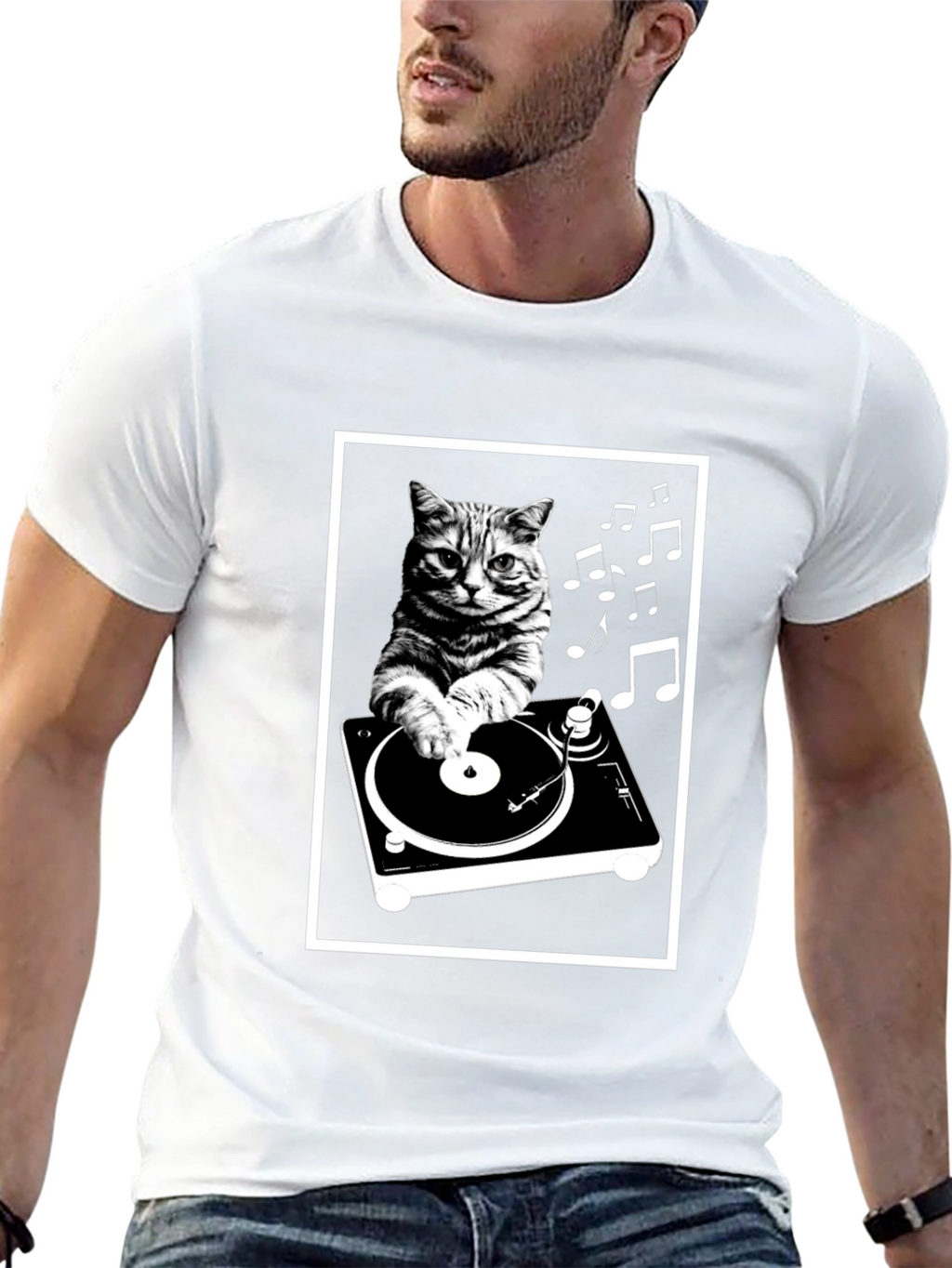 DJ Cat T-Shirt - Music Lovers Tee