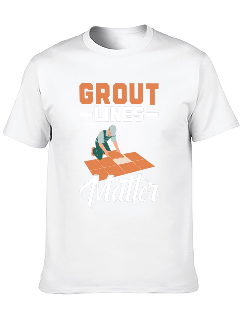 Grout Lines Matter Graphic T-Shirt