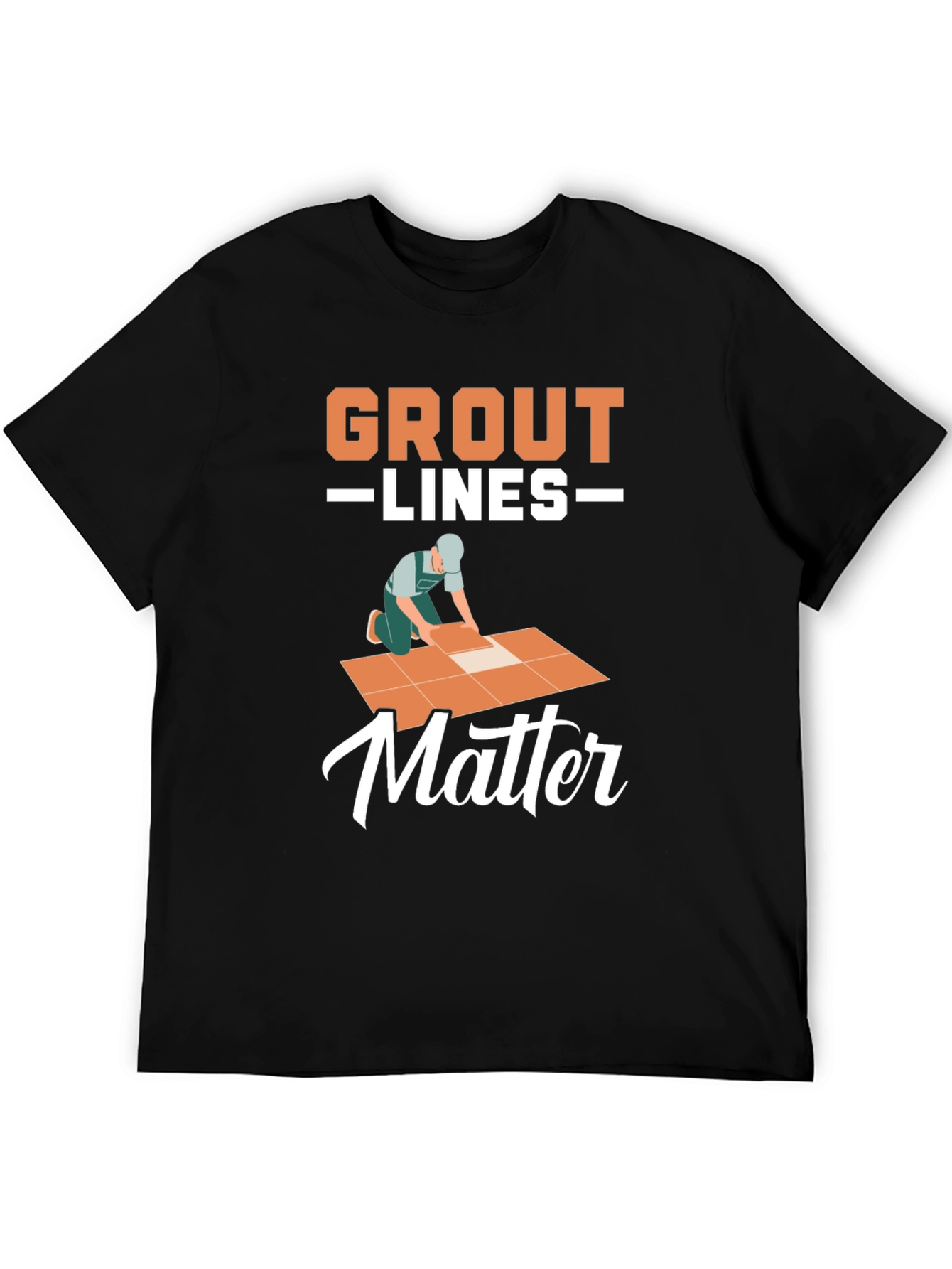 Grout Lines Matter Graphic T-Shirt