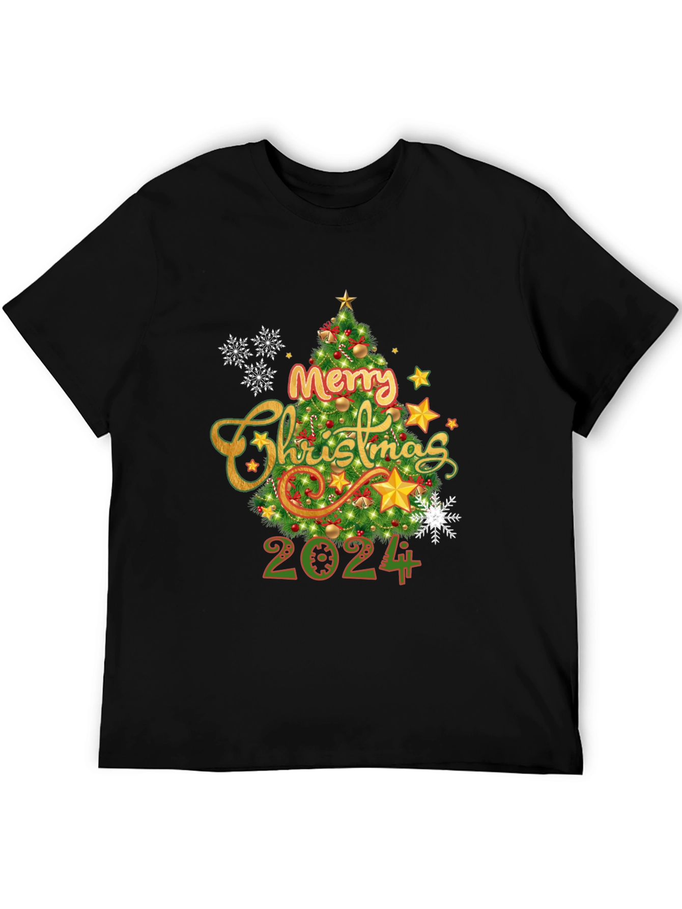 Merry Christmas 2024 T-Shirt Holiday Tee