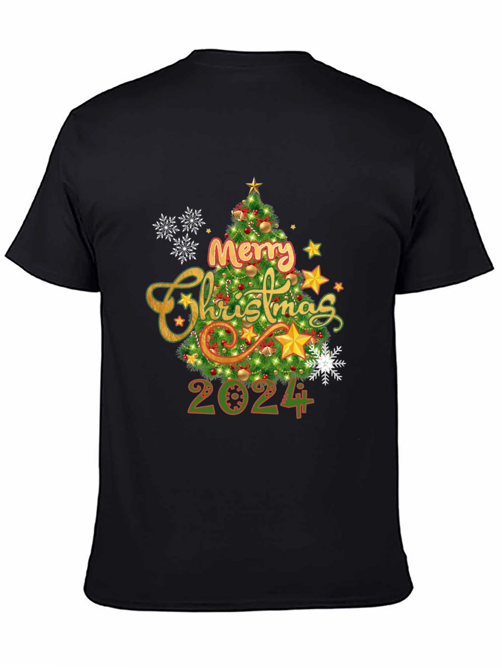 Merry Christmas 2024 T-Shirt Holiday Tee