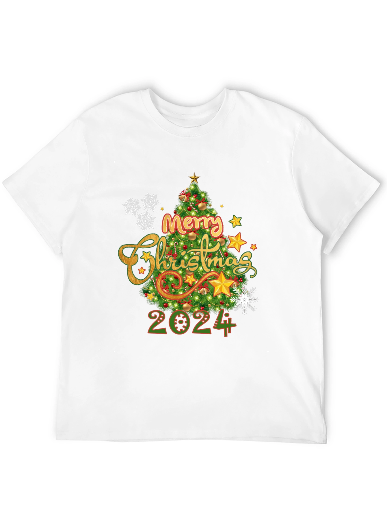 Merry Christmas 2024 T-Shirt Holiday Tee