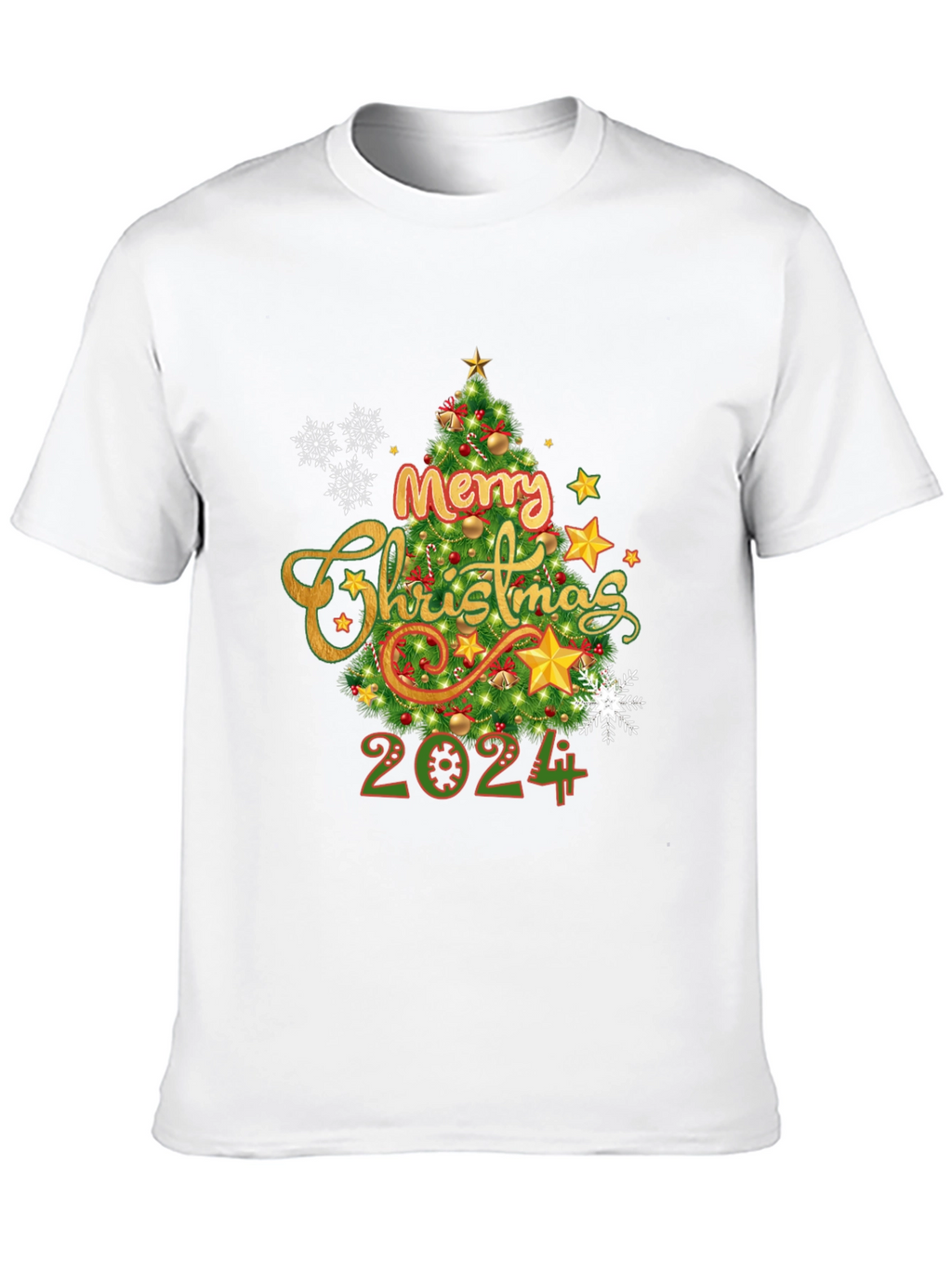 Merry Christmas 2024 T-Shirt Holiday Tee