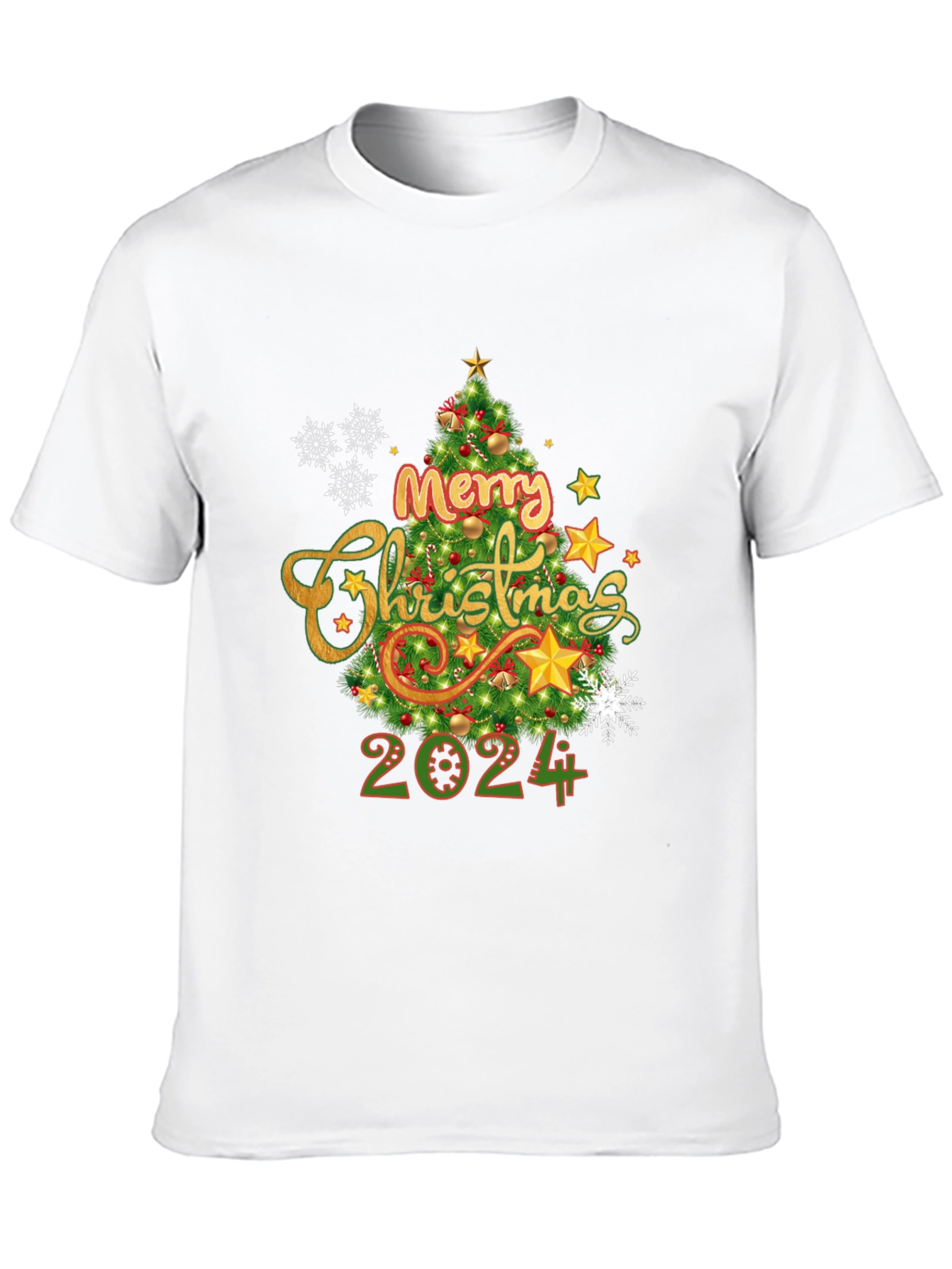 Merry Christmas 2024 T-Shirt Holiday Tee