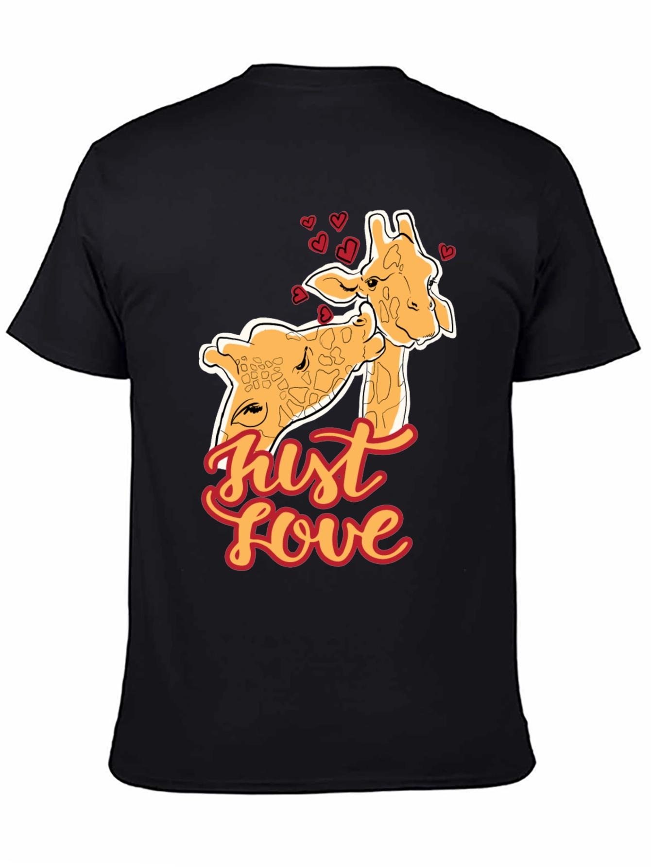 Giraffe Love T-Shirt - Cute Animal Tee