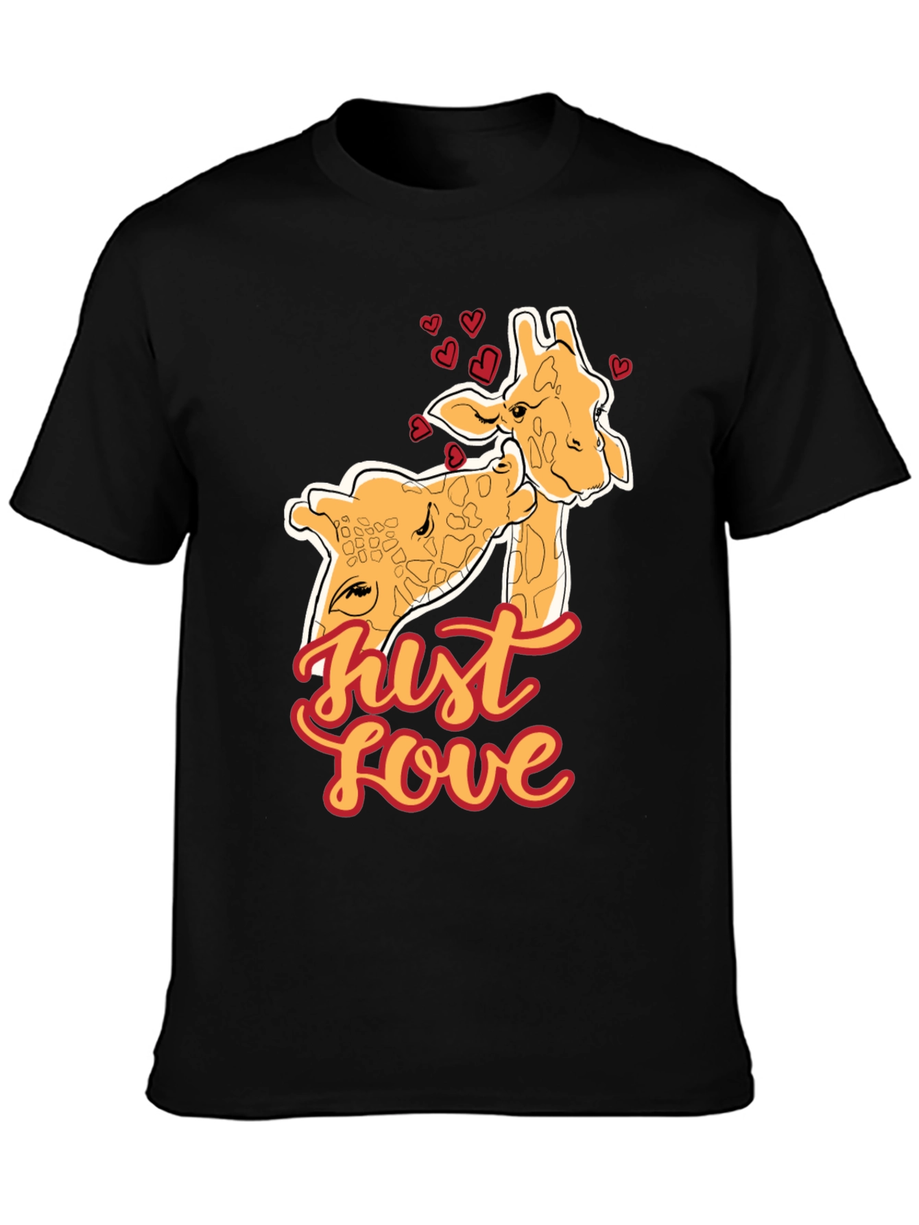 Giraffe Love T-Shirt - Cute Animal Tee