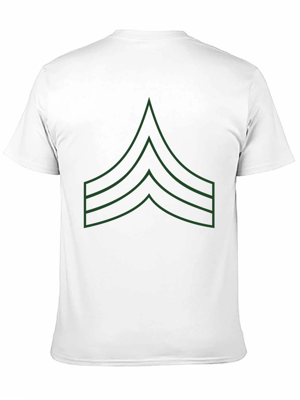 Military Stripes Graphic T-Shirt