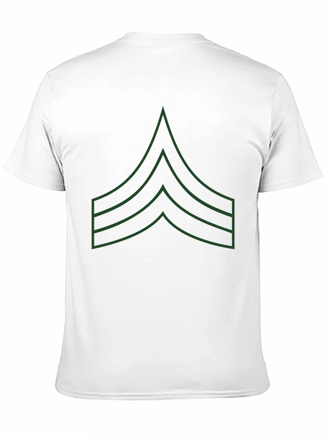 Military Stripes Graphic T-Shirt