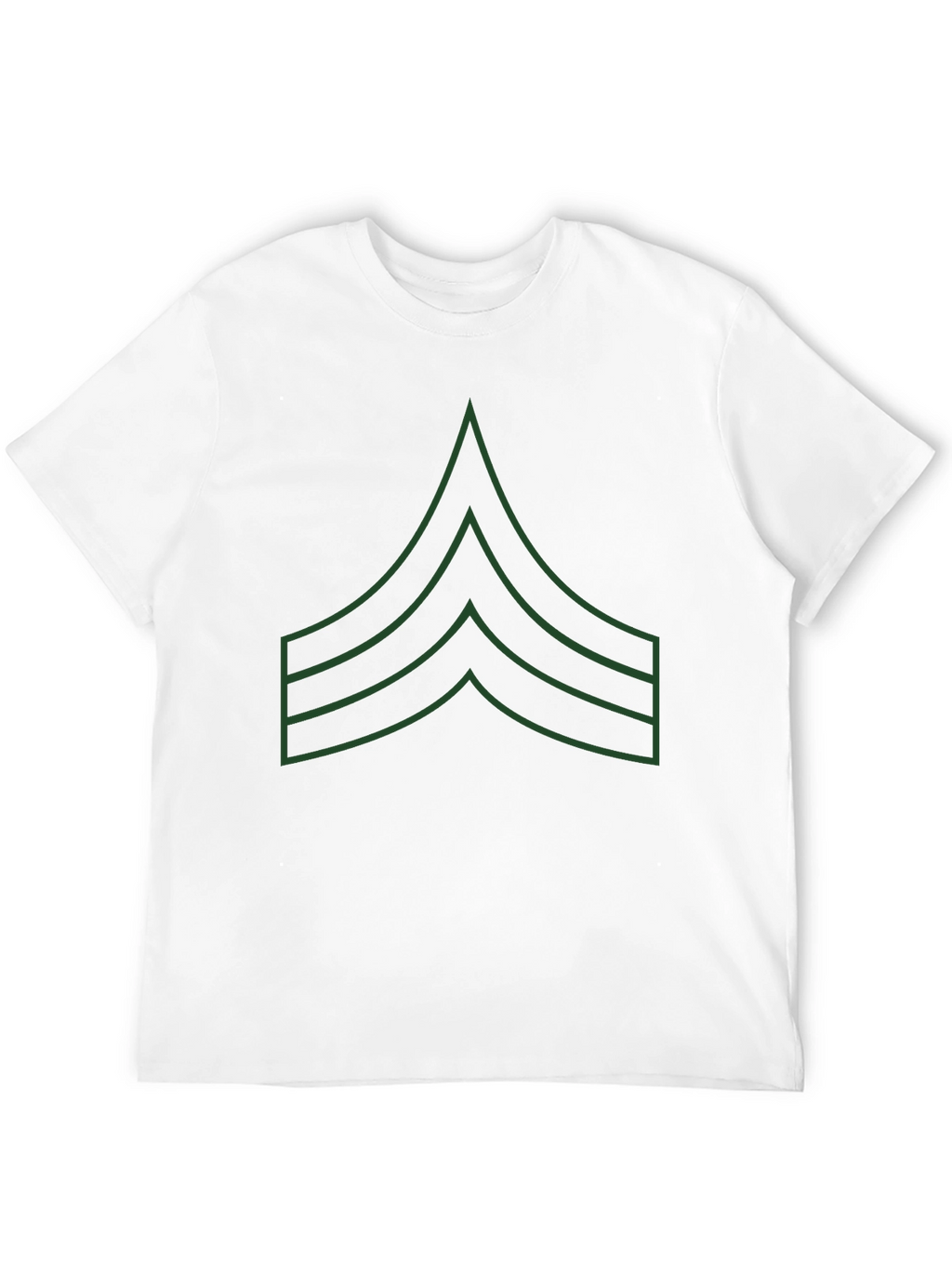 Military Stripes Graphic T-Shirt