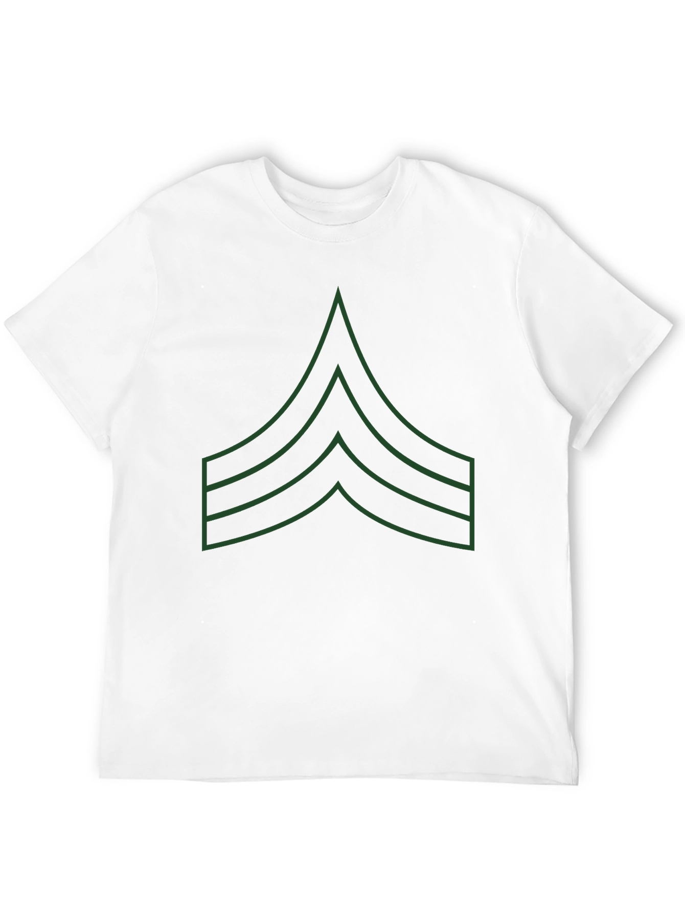 Military Stripes Graphic T-Shirt