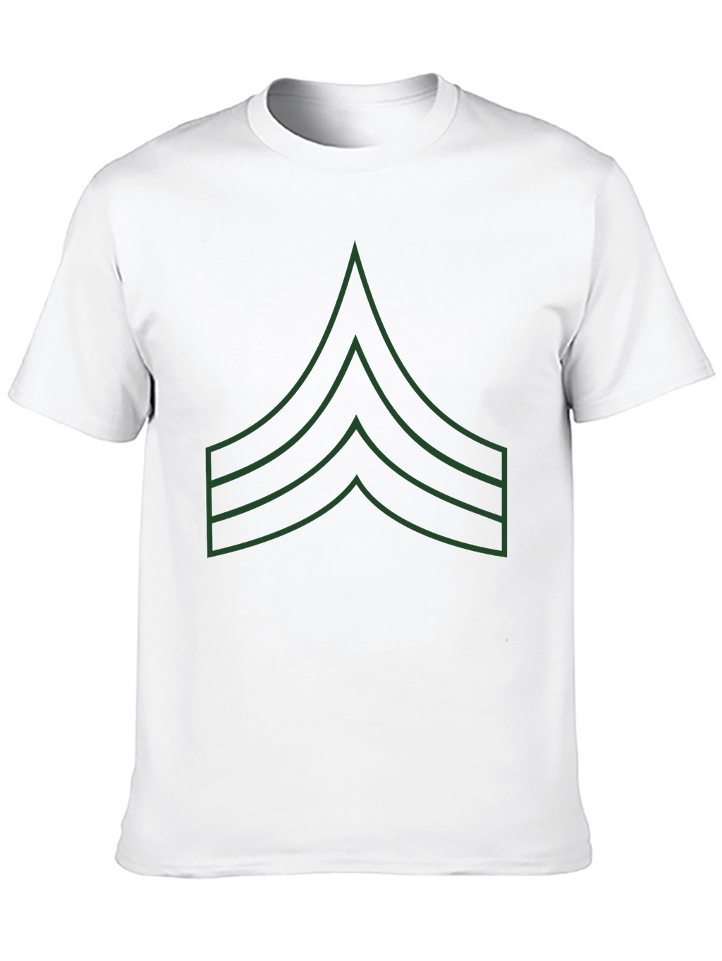 Military Stripes Graphic T-Shirt