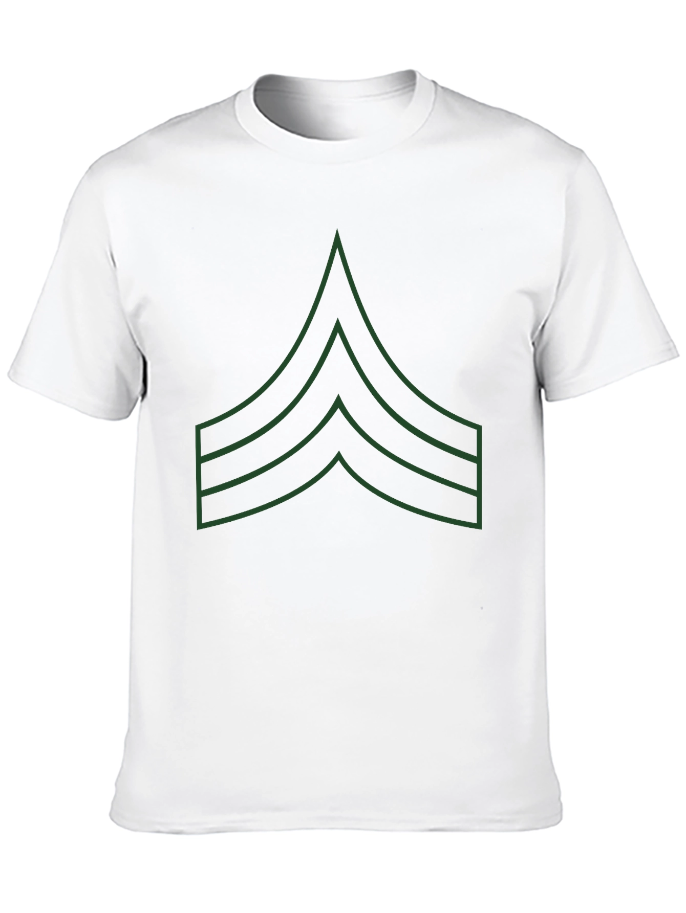 Military Stripes Graphic T-Shirt
