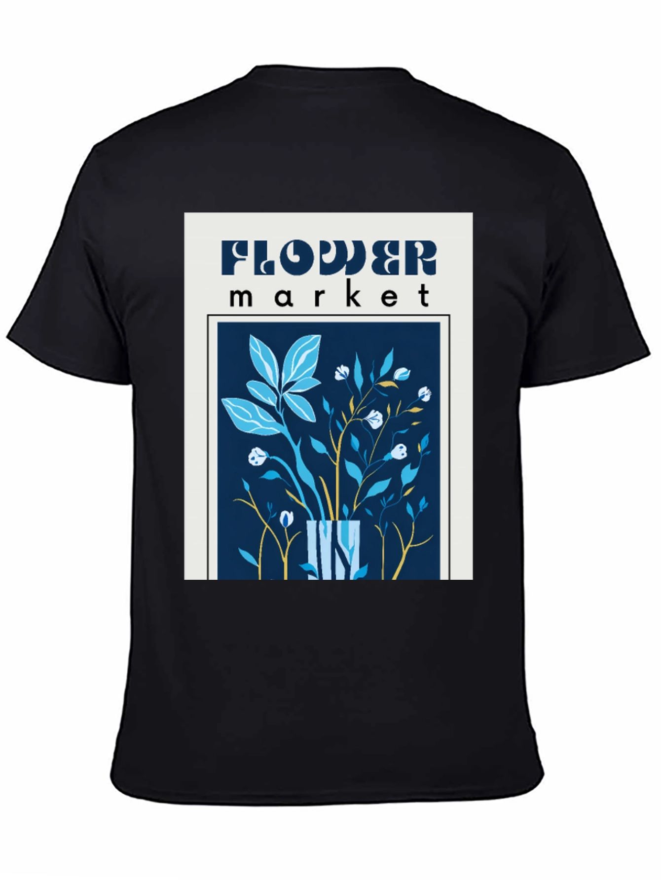 Flower Market Graphic Print Tee - Casual Comfort