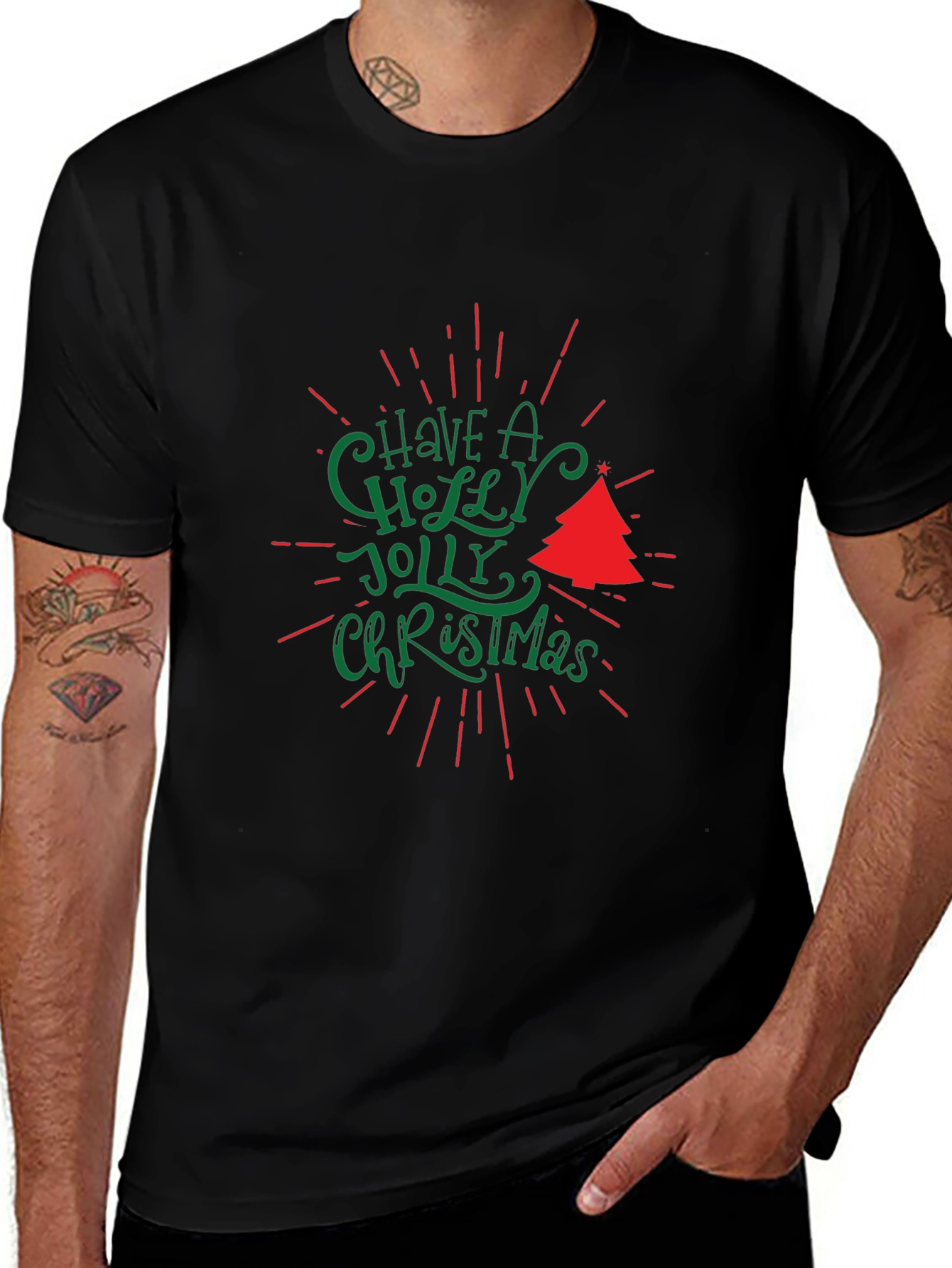 Holiday T-Shirt: Have a Holly Jolly Christmas Tee
