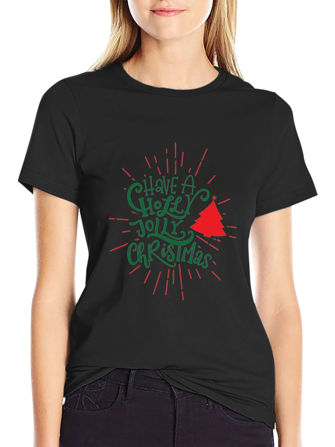 Holiday T-Shirt: Have a Holly Jolly Christmas Tee