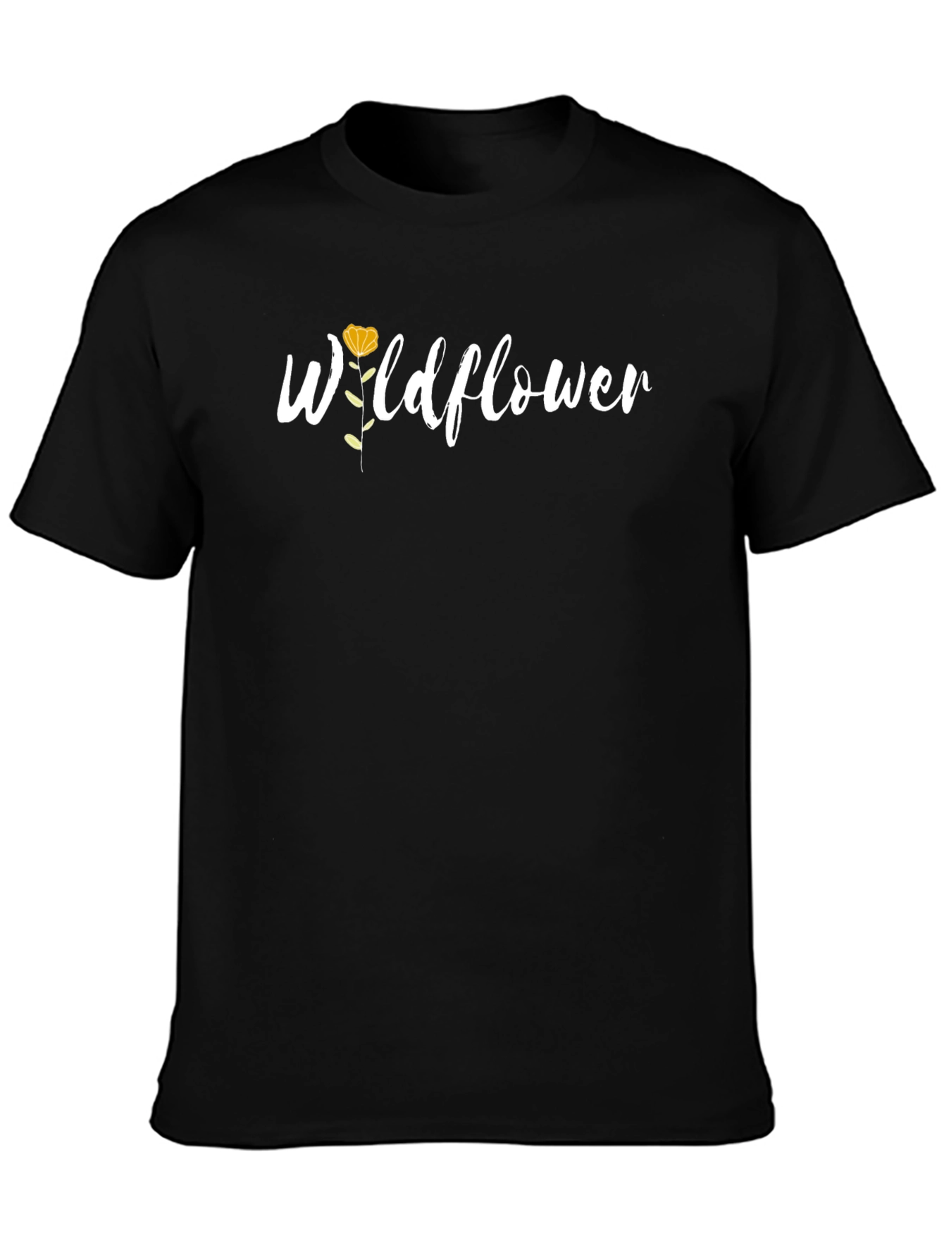 Wildflower Graphic Tee - Black
