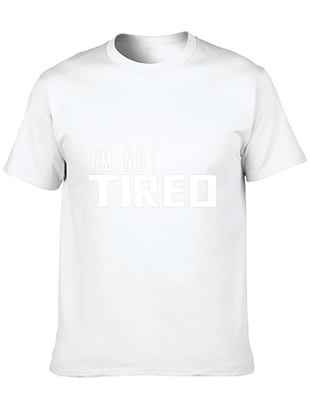 Im Not Tired Black Graphic Tee