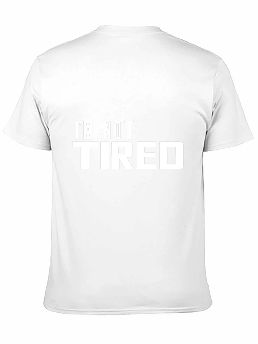 Im Not Tired Black Graphic Tee