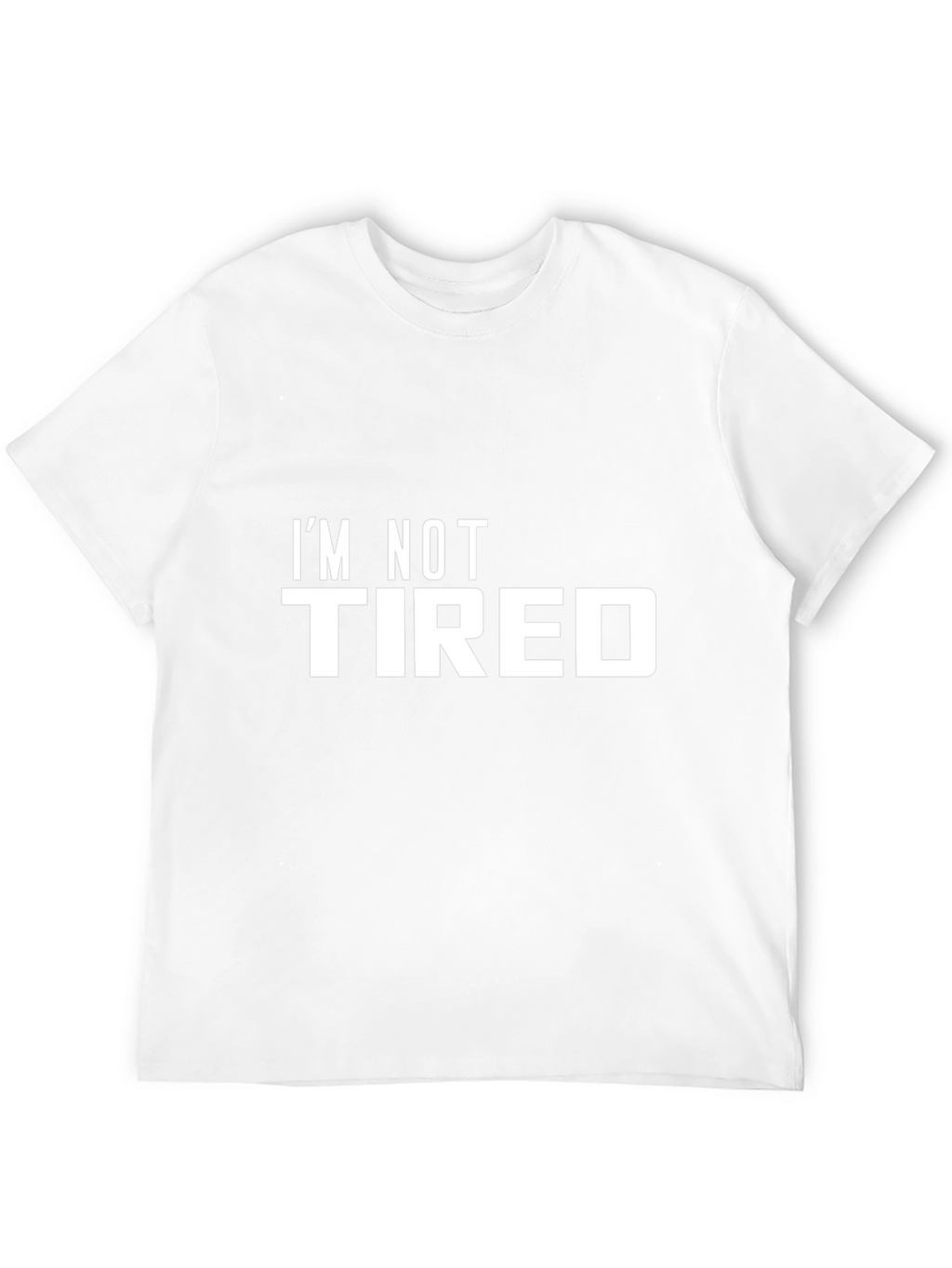 Im Not Tired Black Graphic Tee