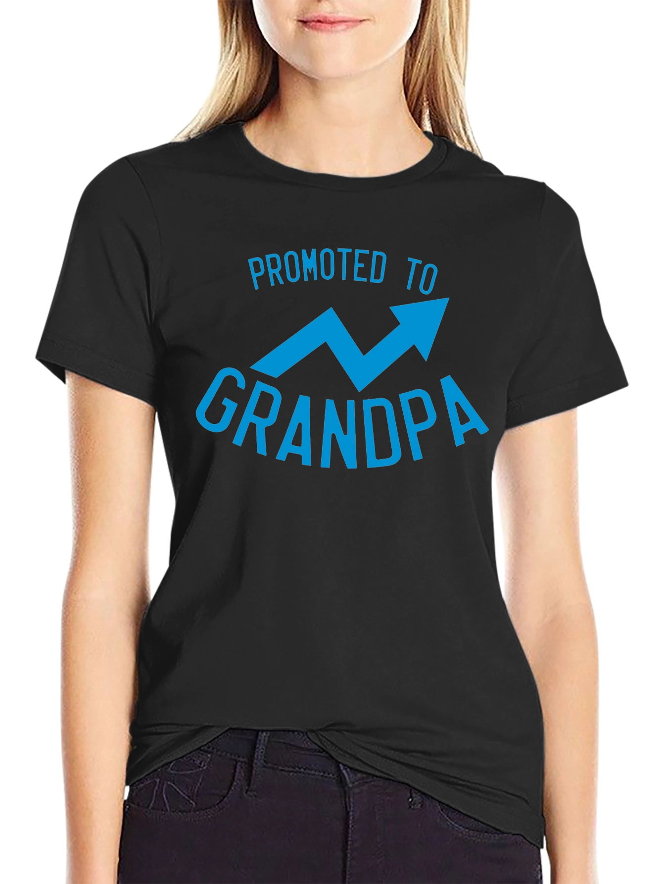 Promoted to Grandpa Graphic Tee