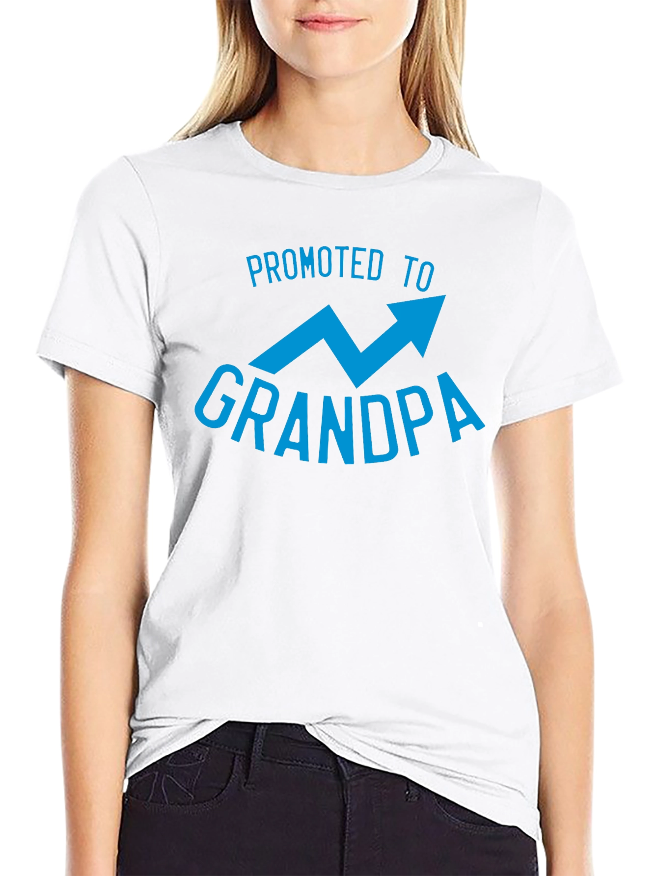 Promoted to Grandpa Graphic Tee