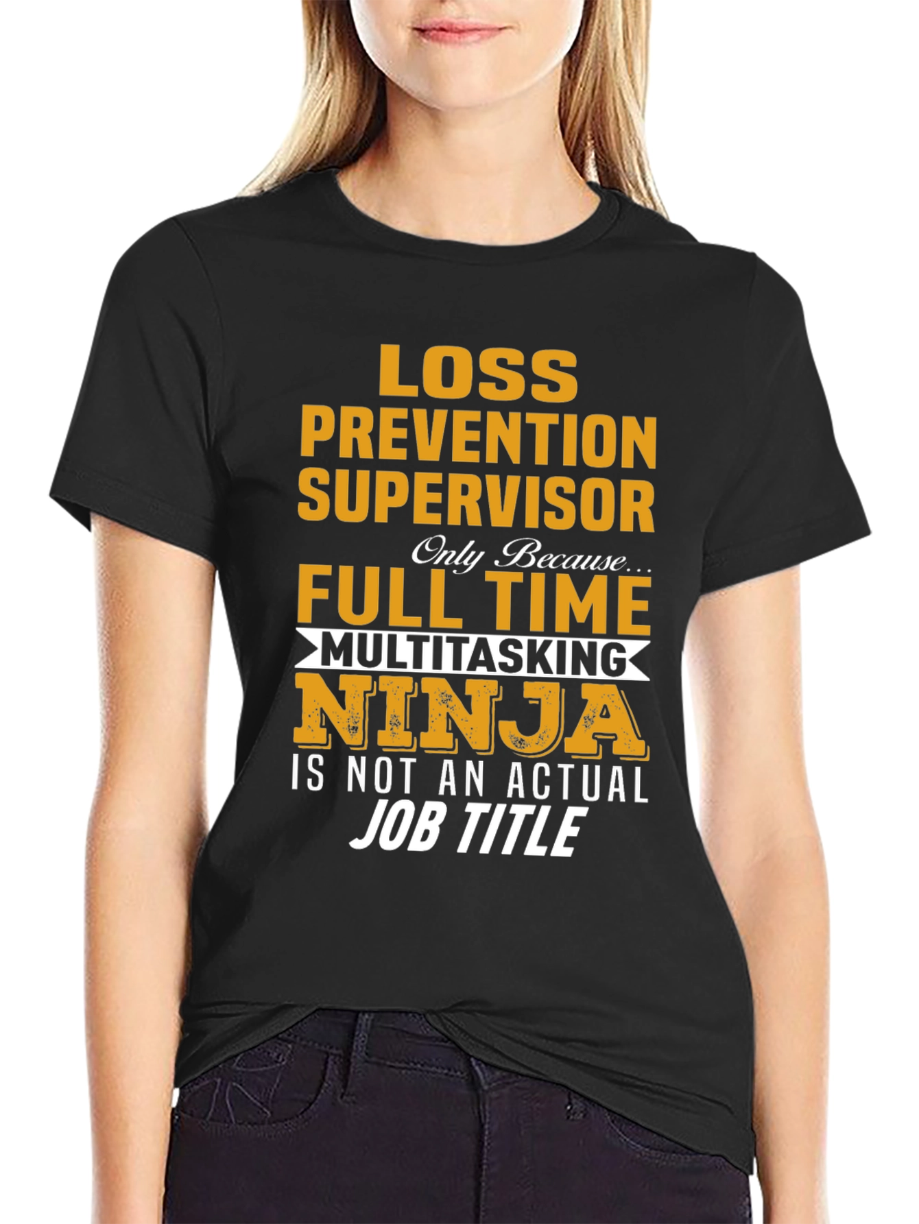 Loss Prevention Supervisor Full Time Ninja T-Shirt