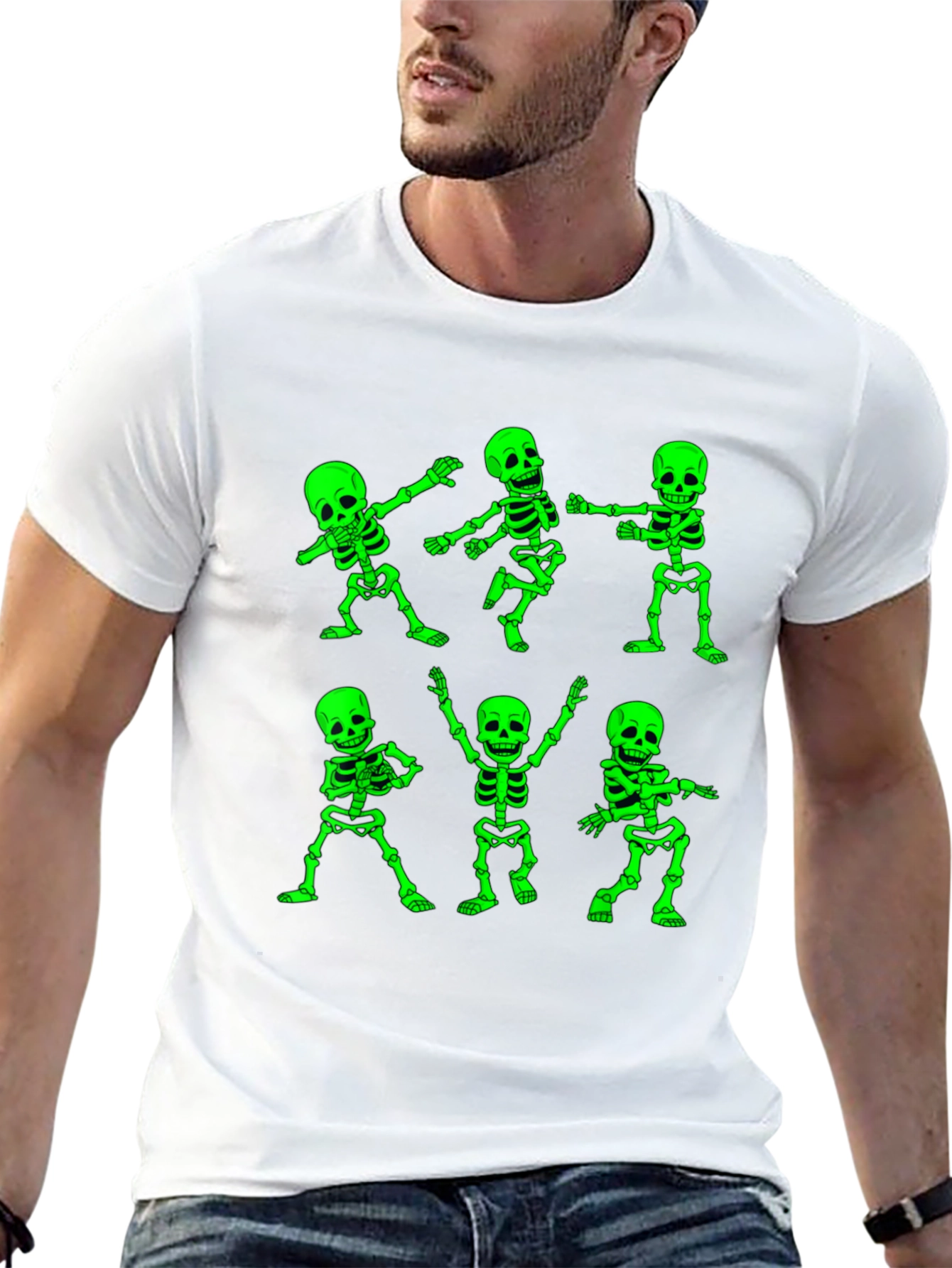 Dancing Skeletons Graphic T-Shirt
