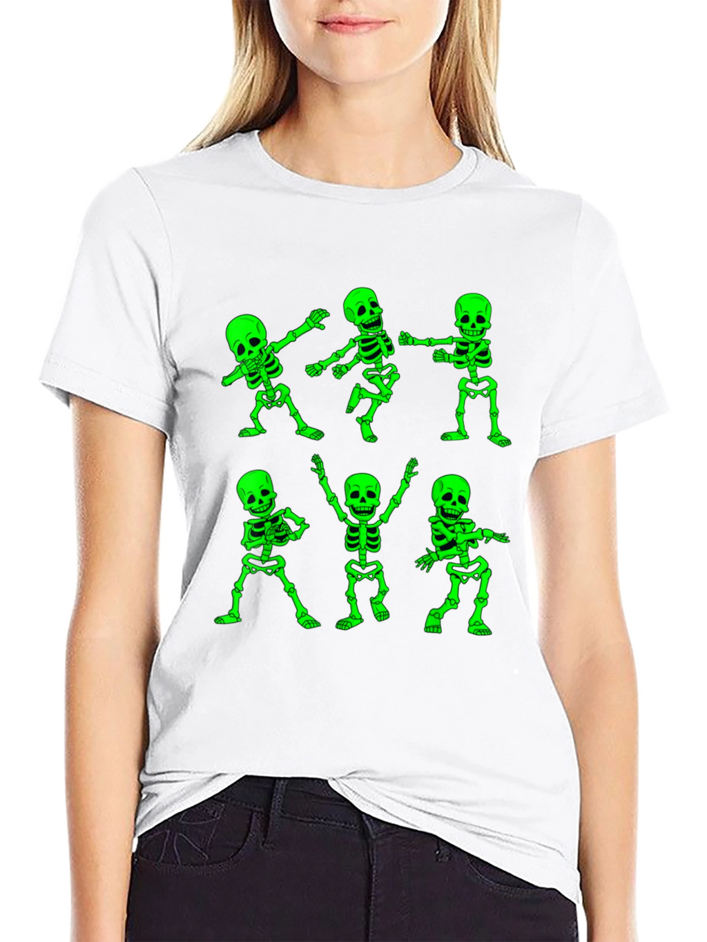 Dancing Skeletons Graphic T-Shirt
