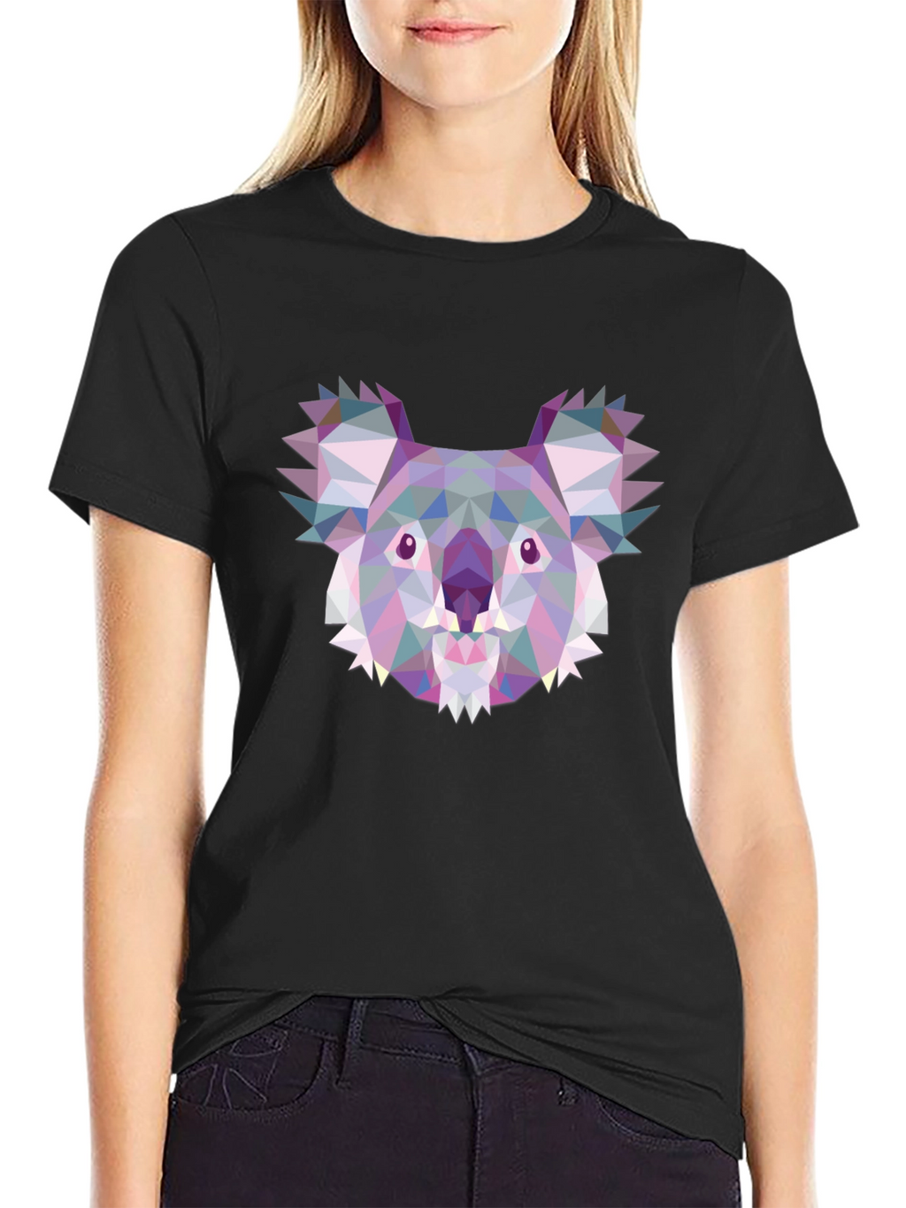 Geometric Koala T-Shirt - Modern Style